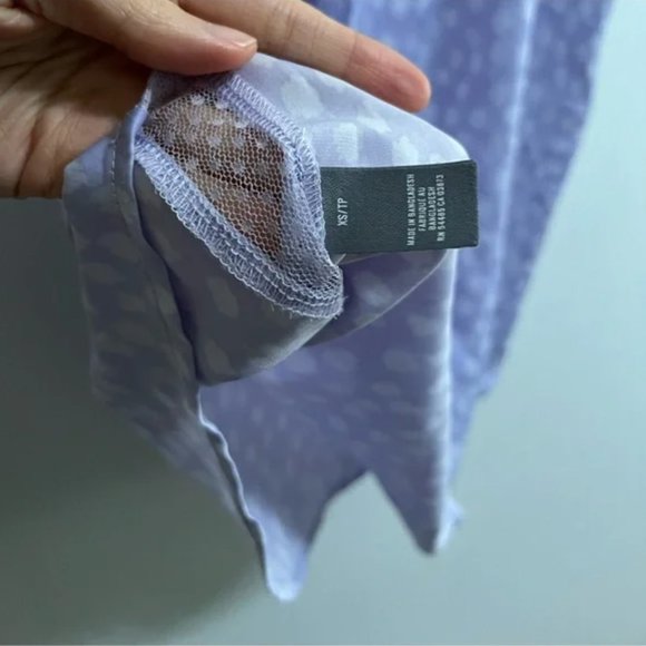 Aerie Satin Effect Printed Lace Trim Camisole XS - Picture 3 of 7